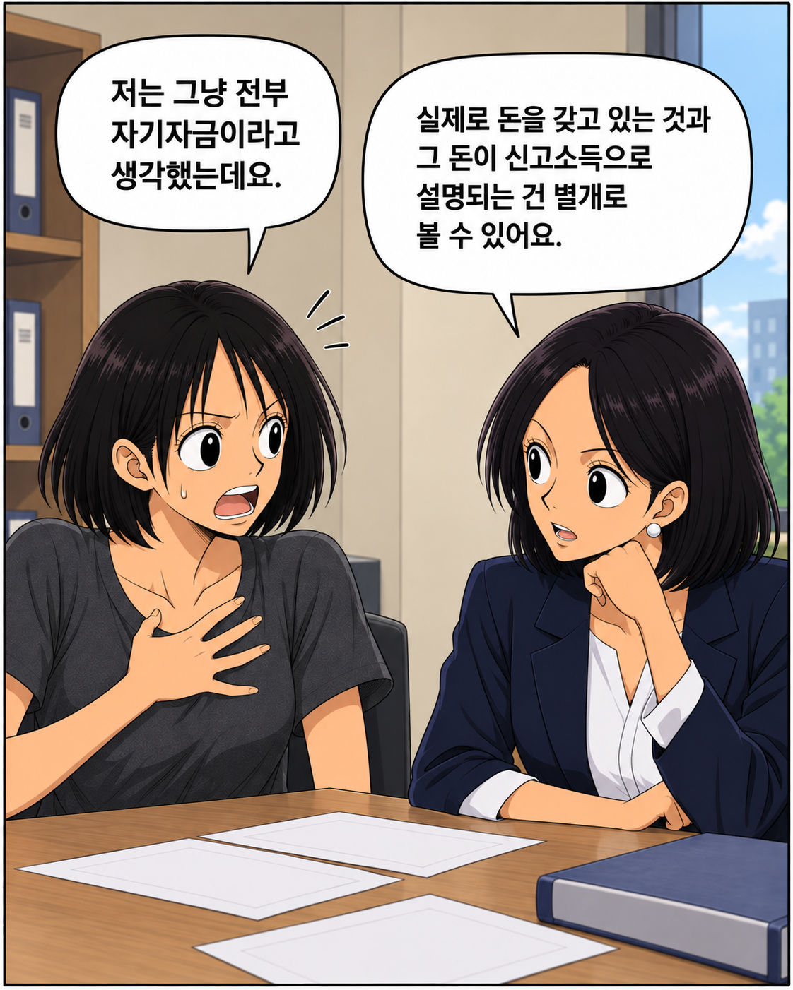 [웹툰] 돈이 있어도, 집을 못 살 수 있다? EP2. 신고소득이 낮으면 주택 취득자금 설명이 어려운 이유 - 3컷