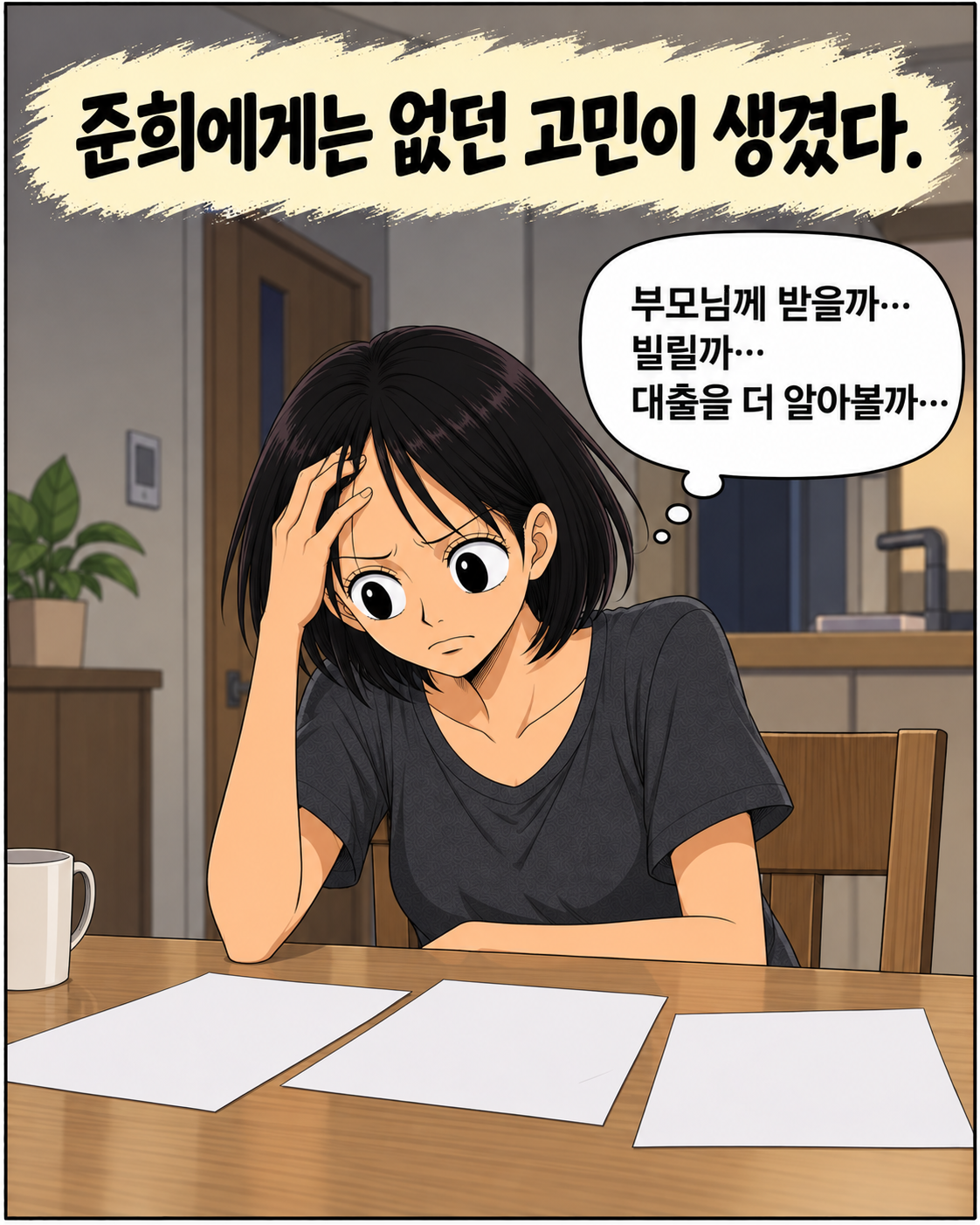 [웹툰] 돈이 있어도, 집을 못 살 수 있다? EP2. 신고소득이 낮으면 주택 취득자금 설명이 어려운 이유 - 5컷