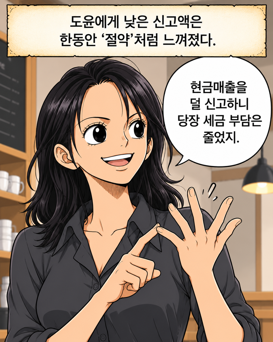 오늘 아낀 세금. 내일 발목 잡을 수 있다? EP1. 낮은 신고소득이 사업 확장 대출에 미치는 영향 - 3컷