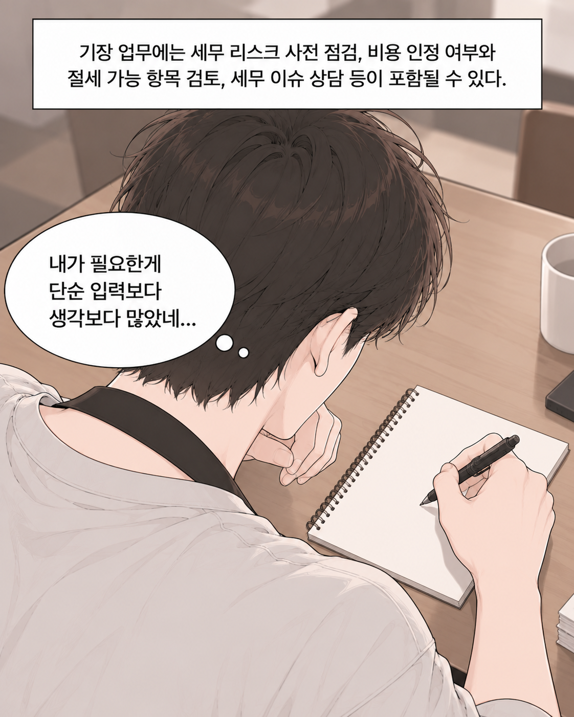 기장료, 싸면 정말 이득일까? EP1. 기장은 단순 입력 업무일까? 업무 범위가 다를 수 있어요. - 8컷