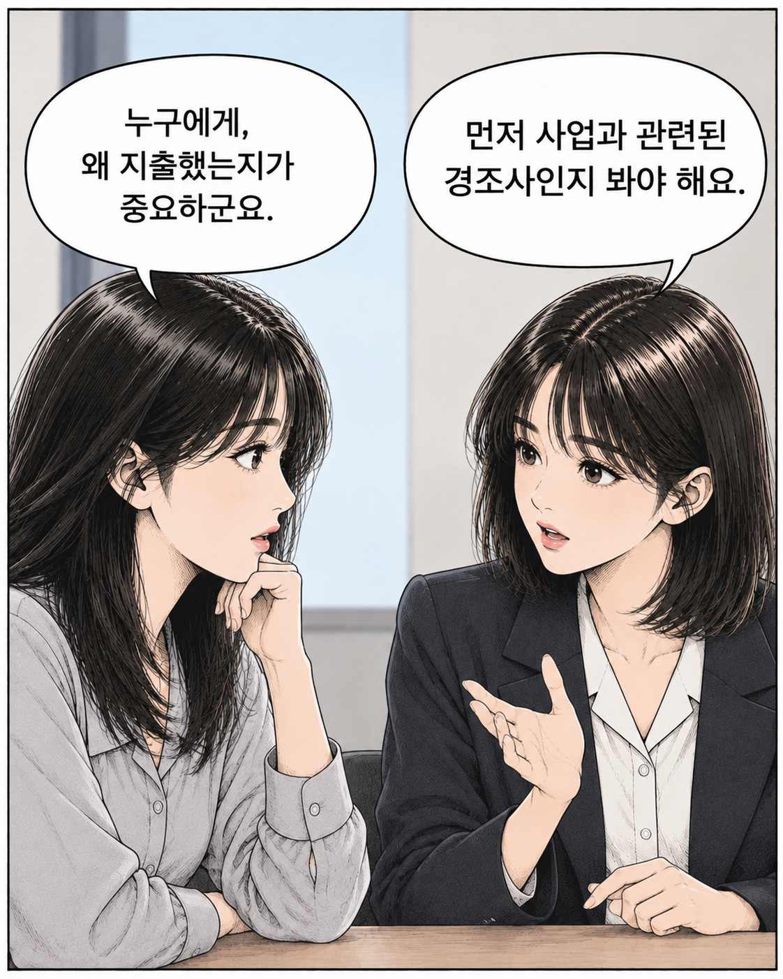 경조사비. 어디까지 비용처리가 될까요? EP2. 청첩장만 있으면 경비처리될까? - 3컷