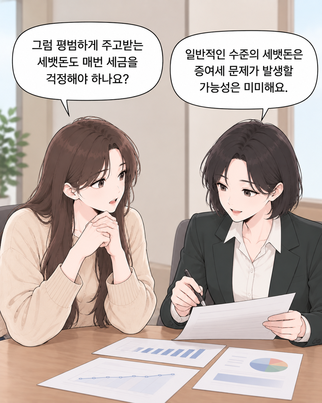 세뱃돈, 증여세가 붙나요? EP2. 오래 모은 세뱃돈도 증여세 대상이 될 수 있습니다 - 2컷