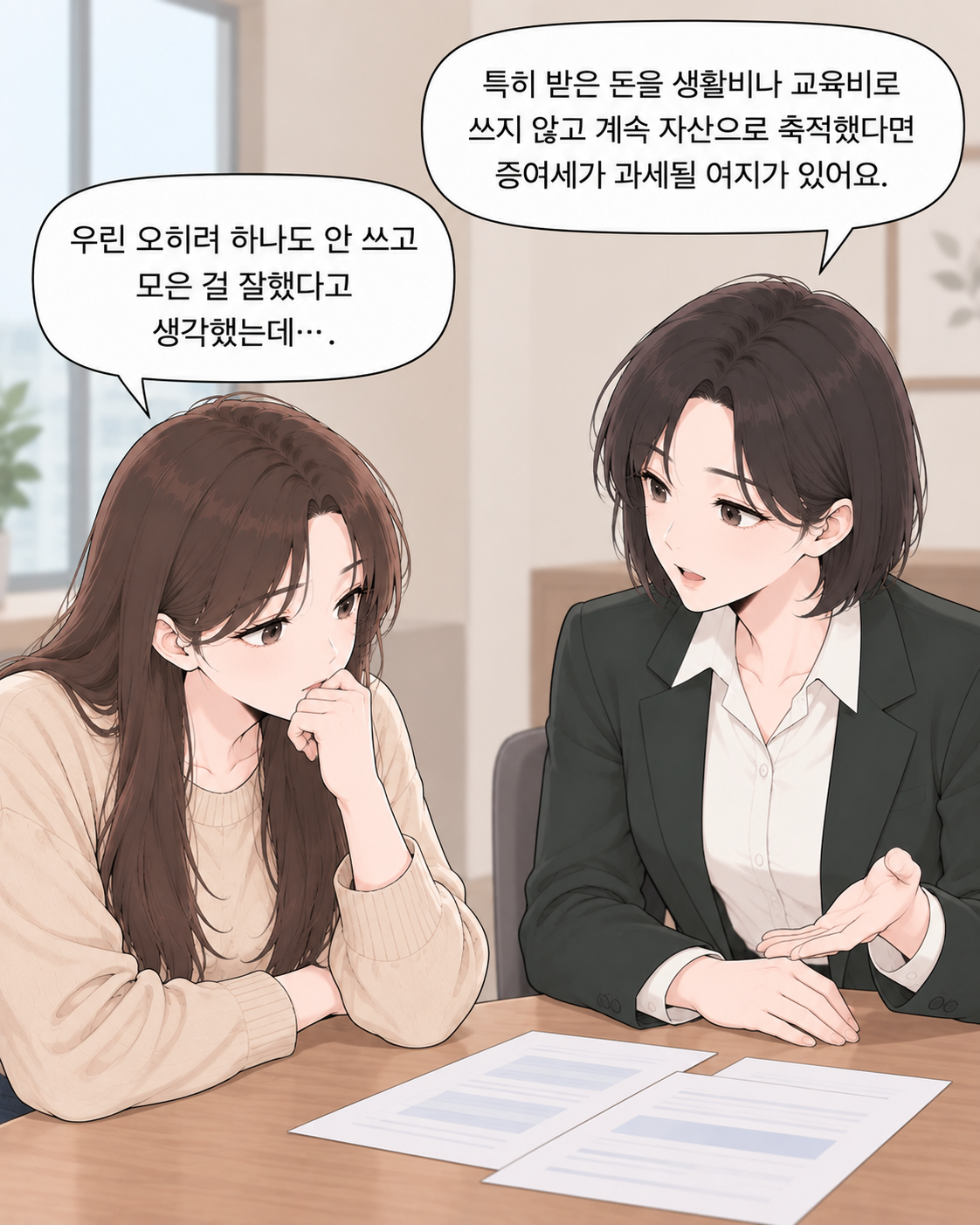 세뱃돈, 증여세가 붙나요? EP2. 오래 모은 세뱃돈도 증여세 대상이 될 수 있습니다 - 4컷