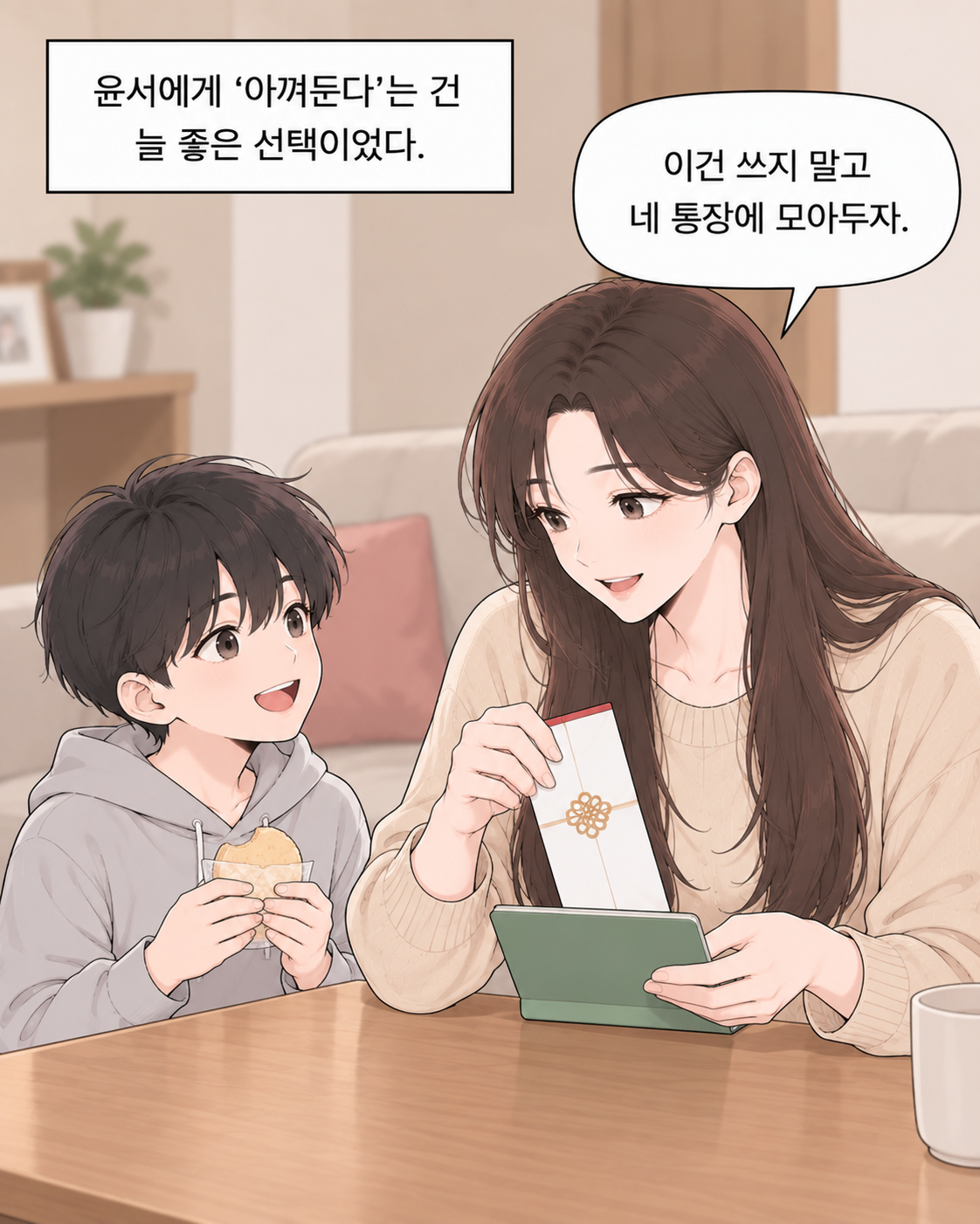세뱃돈, 증여세가 붙나요? EP2. 오래 모은 세뱃돈도 증여세 대상이 될 수 있습니다 - 5컷