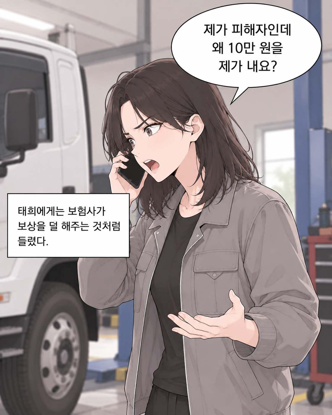 교통사고 피해자인데, 수리비 부가세를 왜 내야 하지? EP1 | 영업용 차량 수리비 부가세를 먼저 내는 이유 - 4컷