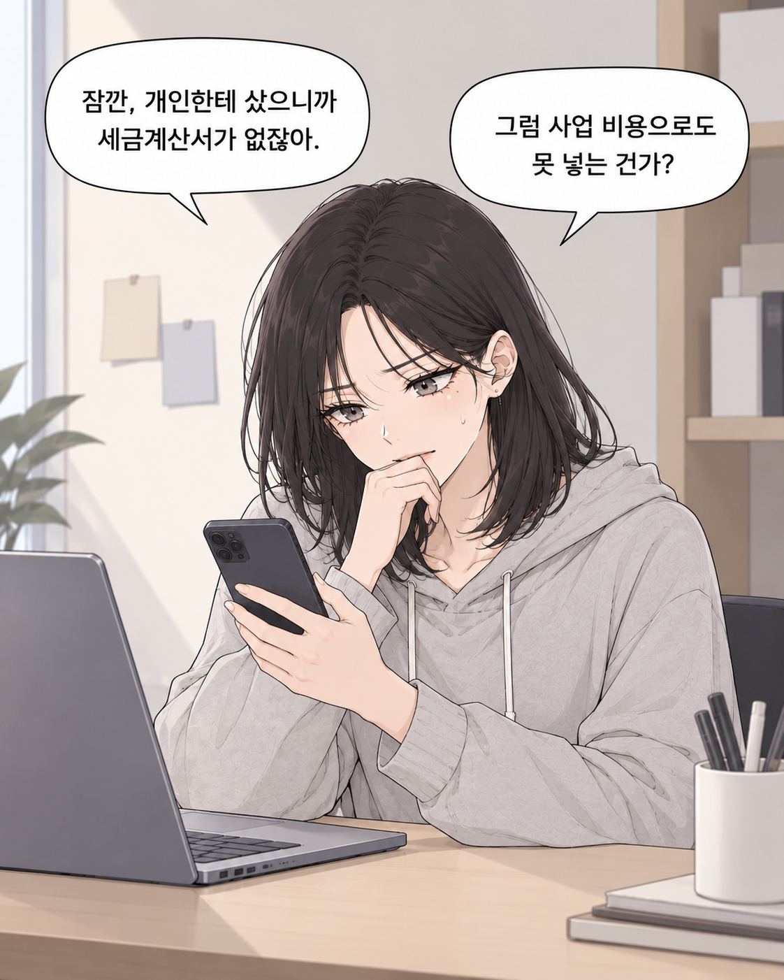 당근으로 산 중고 물품. 비용처리 가능할까? EP1 | 세금계산서 없는 개인 중고매입, 비용처리 가능할까요? - 2컷
