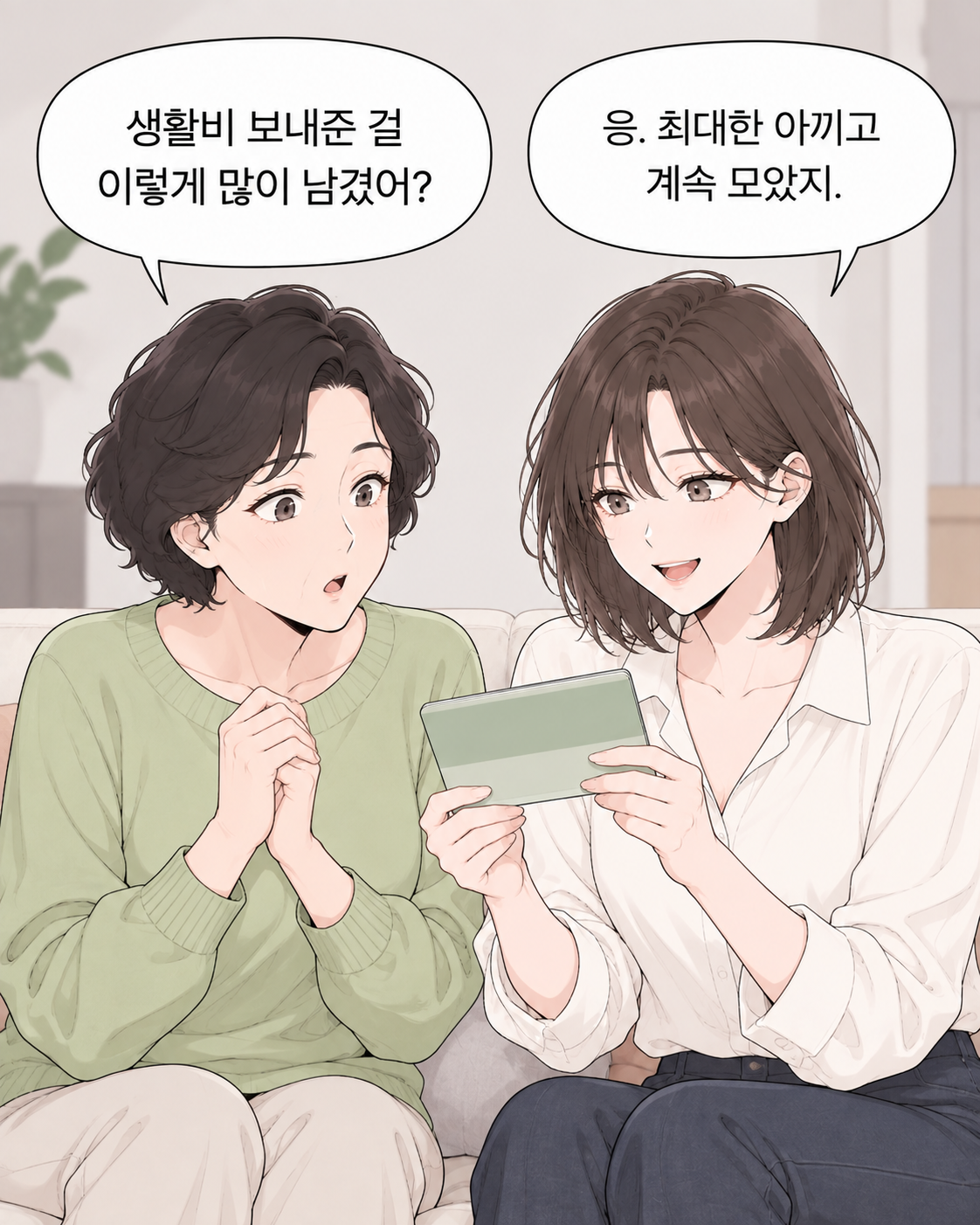 생활비로 받은 돈을 모아 집을 샀는데, 증여세를 내야 한다? EP1 - 생활비 증여세 비과세 기준 - 3컷